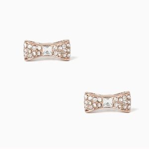 Ready Set Bow Kate Spade rose gold earrings ♠️